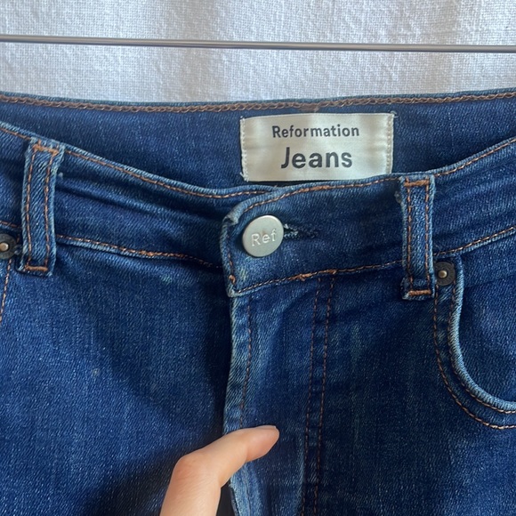 Reformation Harper Ultra High Rise Jeans - Picture 6 of 7